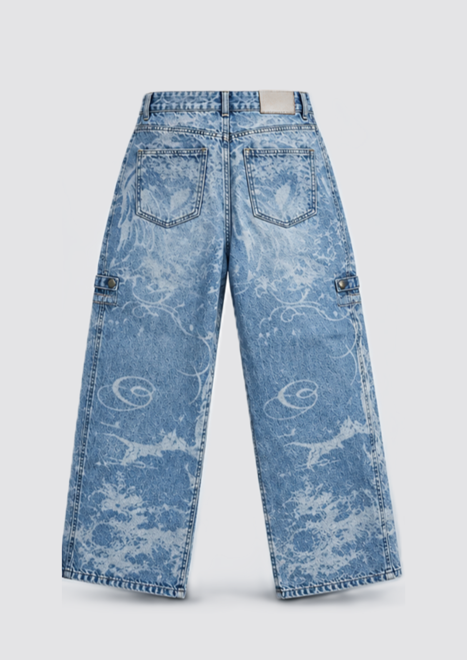 Men's Laser Baggy Jeans